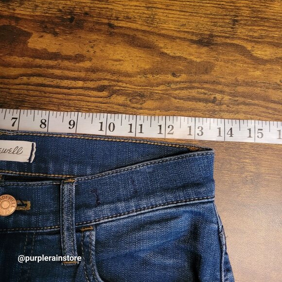 Madewell Jeans 27 Roadtripper Mid Rise Medium Dark Wash G1627 Stretch Denim - Picture 6 of 11